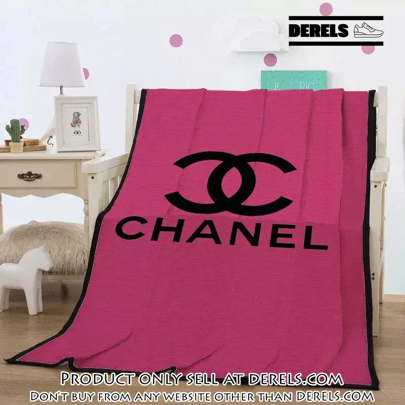 Chanel pinky new fashion luxury brand blanket fleece comfortable blanket dr1319181